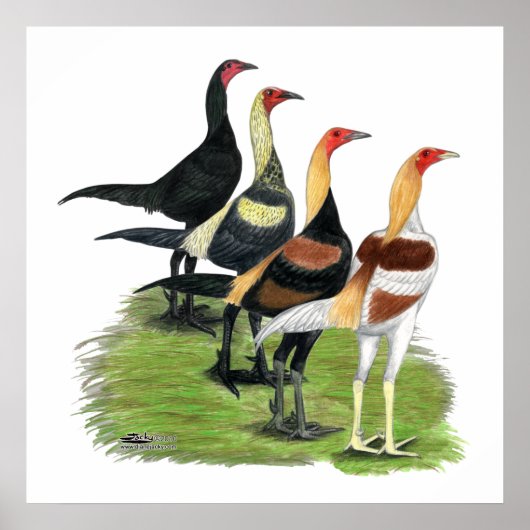 ゲームモダン四重奏 ポスター (正面)