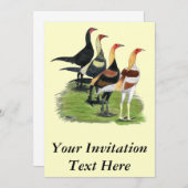 ゲームモダン四重奏 招待状 (正面/裏面)