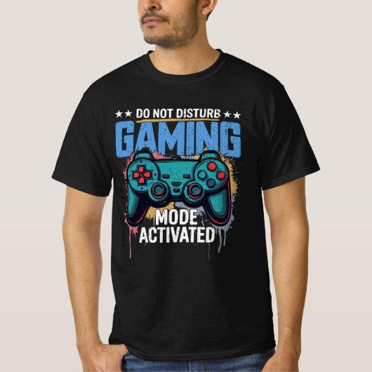 ゲームモードの有効化 Tシャツ (正面)
