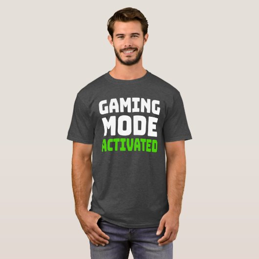 ゲームモードの有効化 Tシャツ (正面フル)