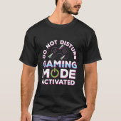 ゲームモードを有効にする Tシャツ (正面)