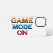 ゲームモードオンのスマホケース iPhoneケース (裏面横)