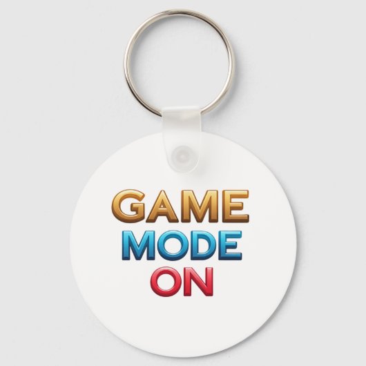 ゲームモードオン キーホルダー (正面)