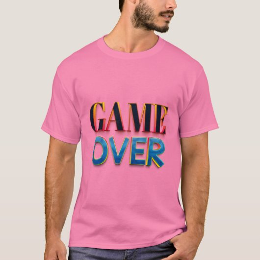 ゲームモードオン - ゲーマーグラフィックTシャツ Tシャツ (正面)