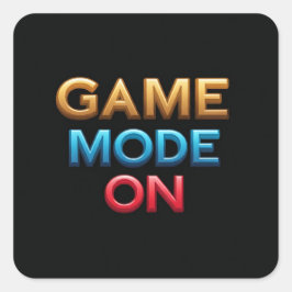 ゲームモードオン スクエアシール
