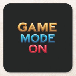 ゲームモードオン スクエアペーパーコースター