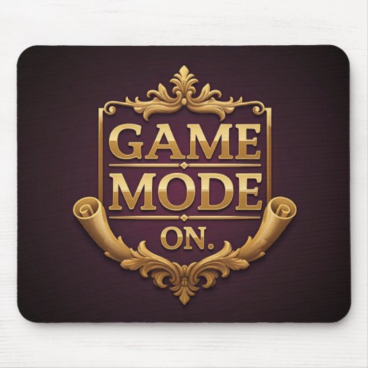 ゲームモードオン マウスパッド (正面)