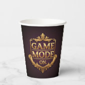 ゲームモードオン 紙コップ (裏面)