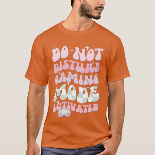 ゲームモード発動中 お断りします 少年 Tシャツ (正面)