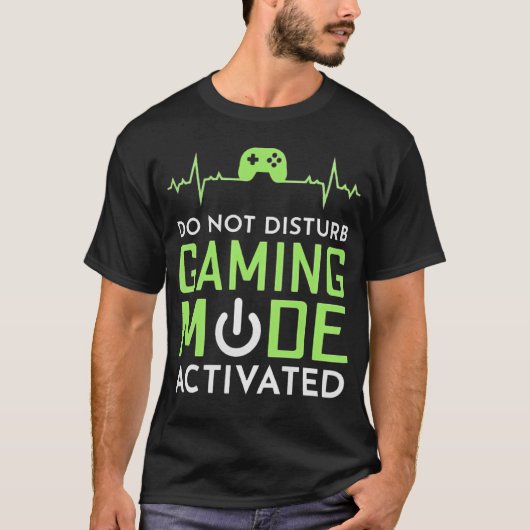 ゲームモード起動中です。邪魔しないでください Tシャツ (正面)