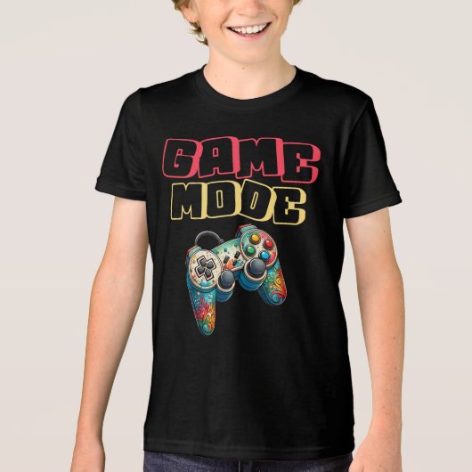 ゲームモード キッズ ボーイ トライブレンドＴシャツ (正面)