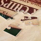 ゲームルームのビリヤード ジグソーパズル (側面)