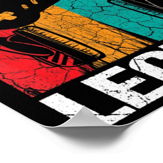 ゲームレジェンドゲーマービデオゲームヴィンテージギフトボーイズ ポスター (角)