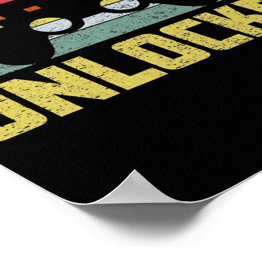 ゲームヴィンテージ12誕生日ギフト12歳の少年 ポスター (角)