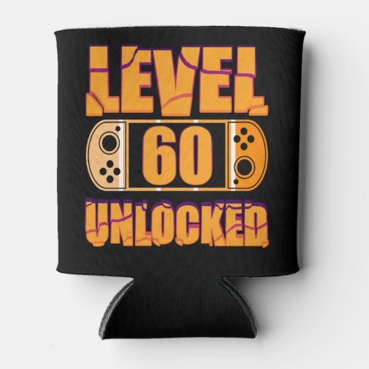 ゲームヴィンテージ60誕生日ギフト60年古いゲーム 缶クーラー (正面)