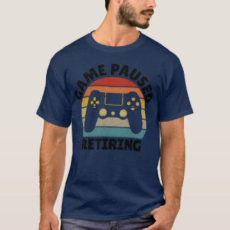 ゲーム一時停止中の引退ギフト Tシャツ