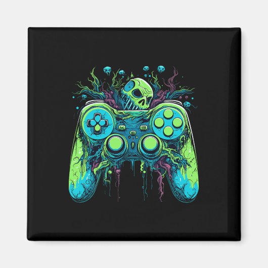ゲーム不気味クールコントローラのビデオゲーム1 マグネット (正面)