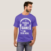 ゲーム中のForeen Boys一時停止中ゲーム中の友達 ゲームTシャツ Tシャツ (正面フル)