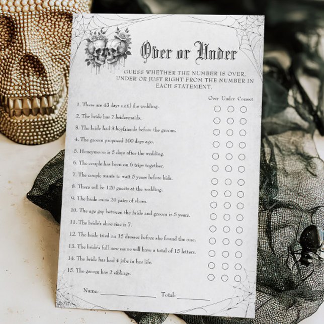 ゲーム中またはゲーム中のゴシックブライダルシャワー (クリエイターアップロード済み)