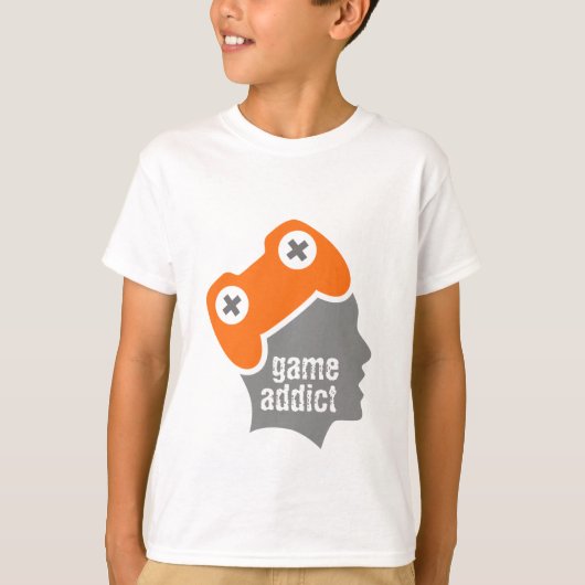 ゲーム中毒 Tシャツ (正面)