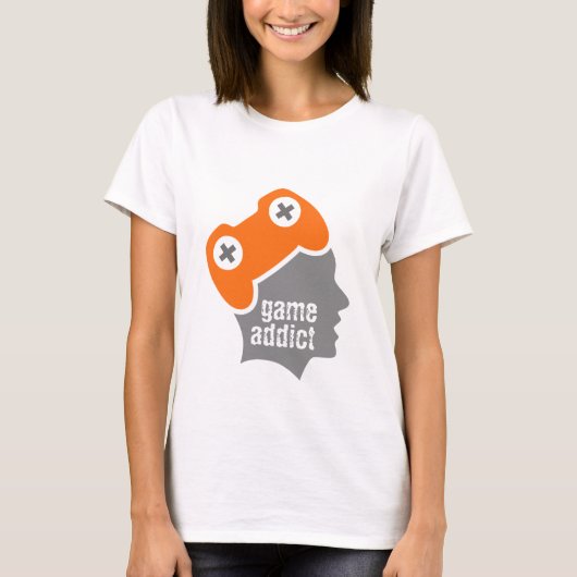 ゲーム中毒 Tシャツ (正面)
