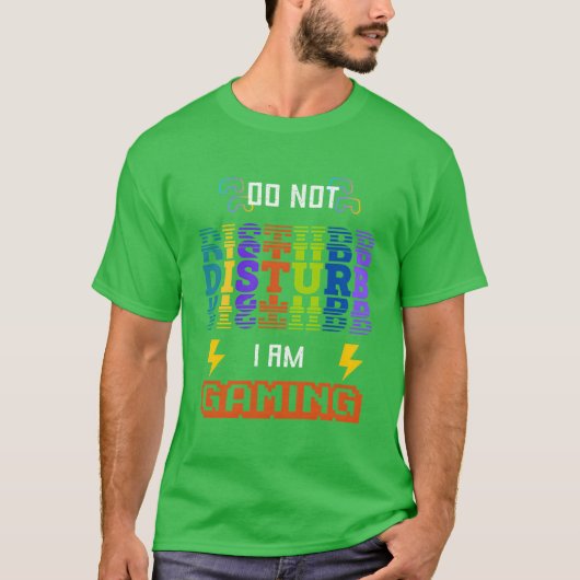 ゲーム中+注意+しないで+ね+友達 Tシャツ (正面)