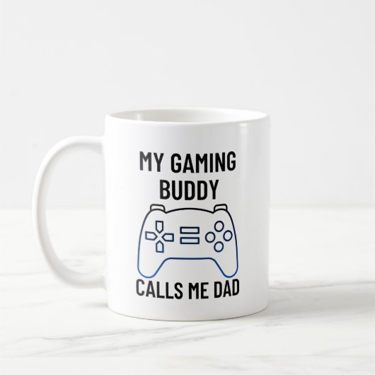 ゲーム仲間からパパ コーヒーマグカップ (左)