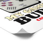 ゲーム仲間からパパ ポスター (角)