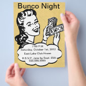 ゲーム優勝者フライヤー チラシ (手)