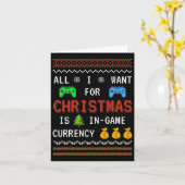 ゲーム内通貨 クリスマス ホリデー ビデオゲーム 大人用 カード (黄色い花)