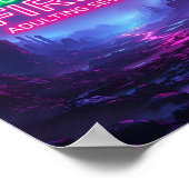 ゲーム初の不純な2番目の鮮やかネオンカラー ポスター (角)