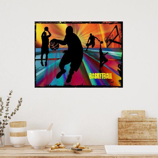 ゲーム前のウォームアップズームの視点 ポスター (キッチン)