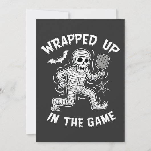 ゲーム包まれたのピックボールのハロウィンで上がる 招待状 (正面)