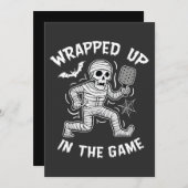 ゲーム包まれたのピックボールのハロウィンで上がる 招待状 (正面/裏面)