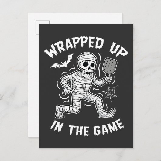 ゲーム包まれたのピックボールのハロウィンで上がる 案内ポストカード (正面/裏面)