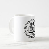 ゲーム国際的ブックデイマグ コーヒーマグカップ (正面左)