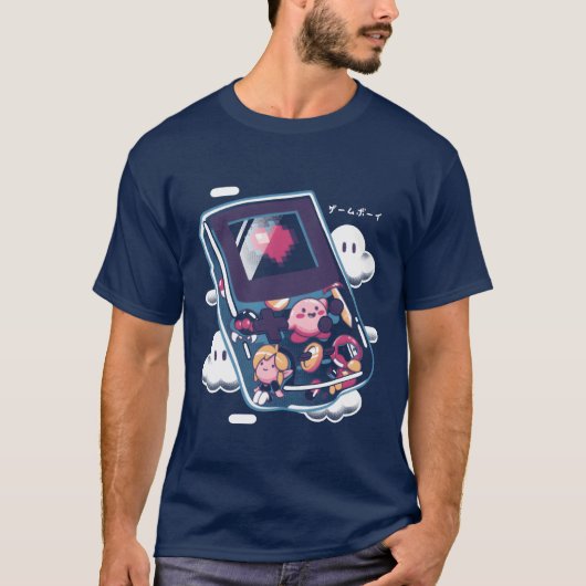 ゲーム好きな人々が笑顔になる Tシャツ (正面)