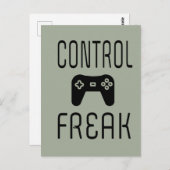 ゲーム好きの徹底管理主義者 ポストカード (正面/裏面)