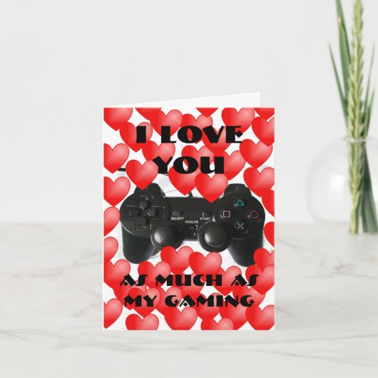 ゲーム好き カード (正面)