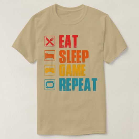 ゲーム好き Tシャツ (デザイン正面)