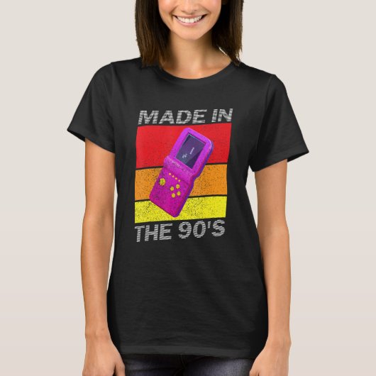 ゲーム対象ヴィンテージ80s 90sスタイルレトロVibes Tシャツ (正面)
