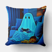 ゲーム幽霊コージーナイトインデザイン クッション (正面)