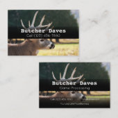 ゲーム広告鹿の動物処理会社ブシ 名刺 (正面/裏面)