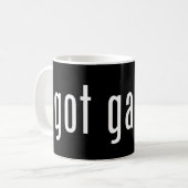 ゲーム得? コーヒーマグカップ (正面左)