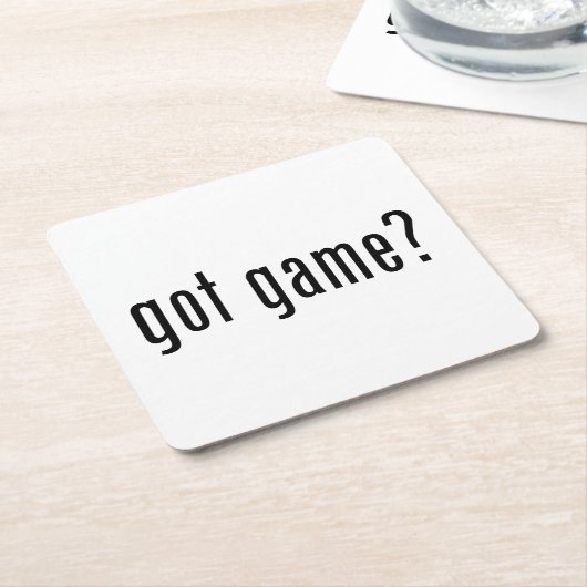 ゲーム得? スクエアペーパーコースター (アングル)