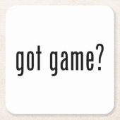 ゲーム得? スクエアペーパーコースター (正面)