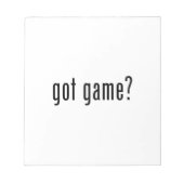 ゲーム得? ノートパッド (正面)