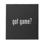 ゲーム得? ノートパッド (正面)