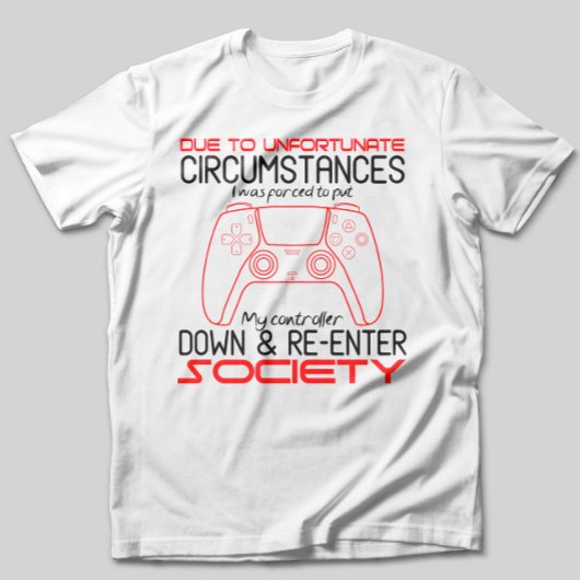 ゲーム愛好家が私のコントローラーをゲーマーおもしろいダウン Tシャツ