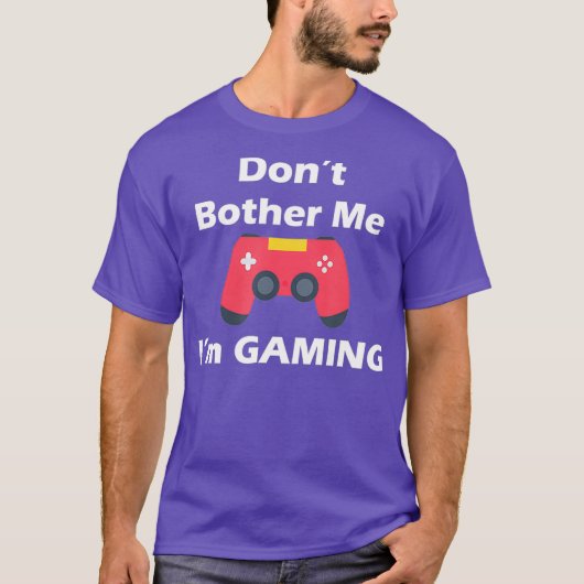 ゲーム愛好家のギフトをImに迷惑をかけない Tシャツ (正面)
